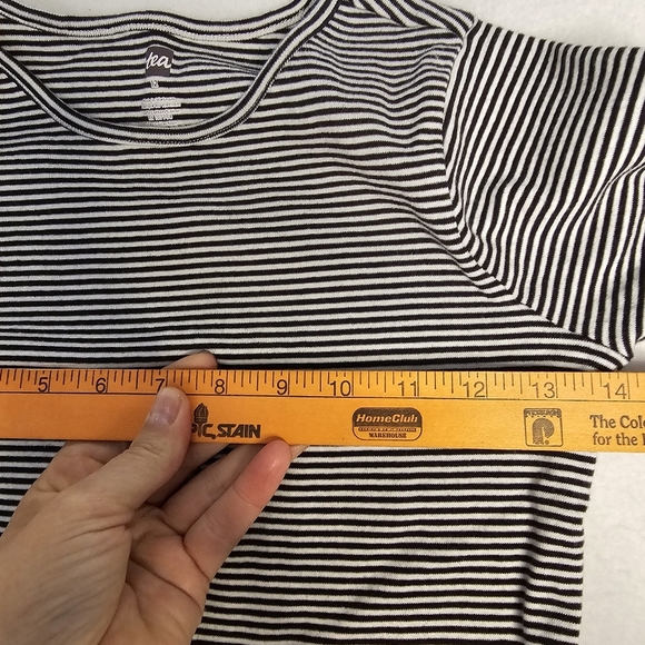 Tea Striped girls Dress size 12 - Picture 5 of 9